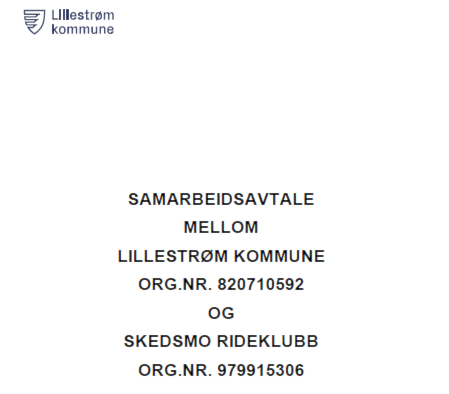 Endelig - Ny avtale med Lillestrøm Kommune